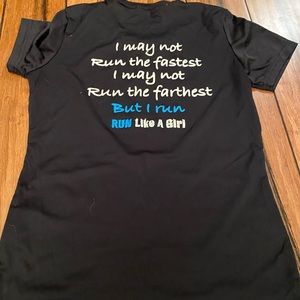 Runner girl shirt
